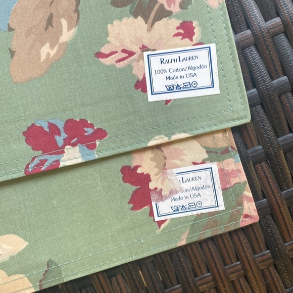 Ralph Lauren set it 2 floral placements nwot - Picture 8 of 8